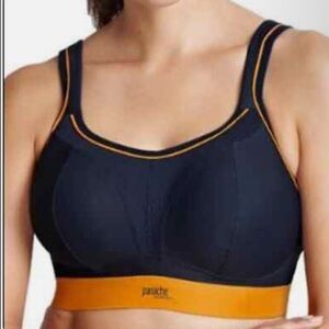 Panache Medium Control Wire Free Sport Bra navy orange 34FF